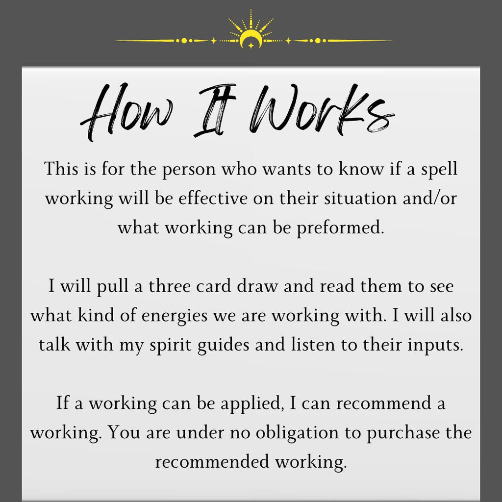 Spell Work Consultation