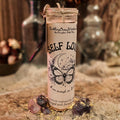 Self Love 7-Day Candle – Unscented with Amethyst & Rose Petals for Compassion, Healing, and Confidence
