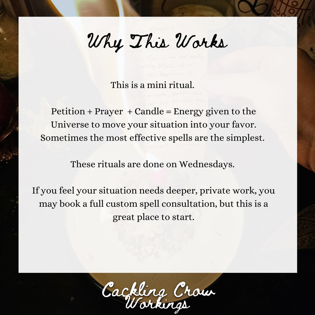 Weekly Candle Petition - Altar Blessing