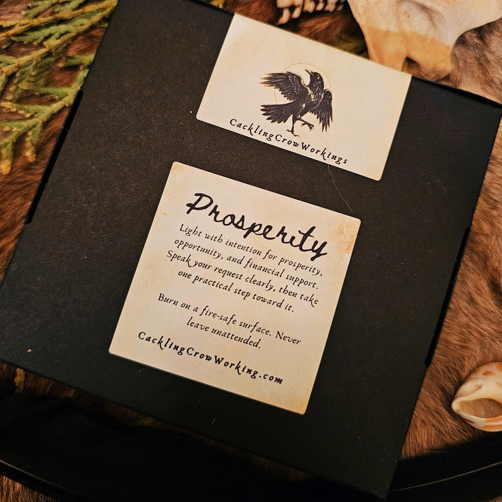 Prosperity Ritual Tealights – Apple Scented, Handcrafted for Drawing In Money (Set of 4)
